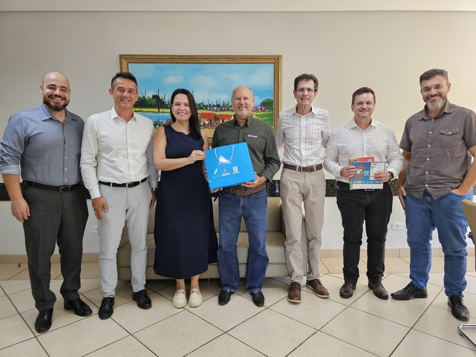 Presidente do Sistema OCB/MS realiza visita à nova reitoria da UFMS e discute avanços no cooperativismo